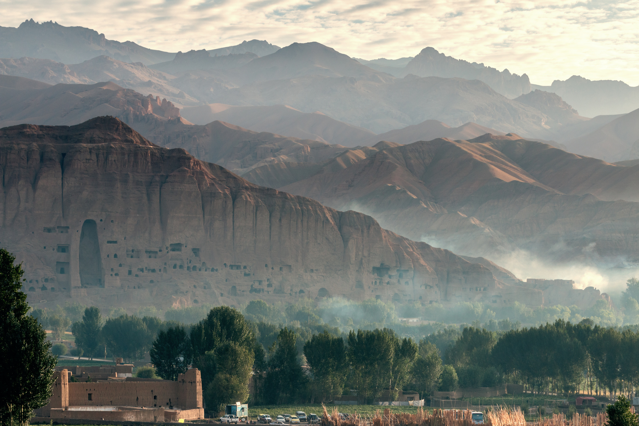 view of bamiyan valley - afghanistan